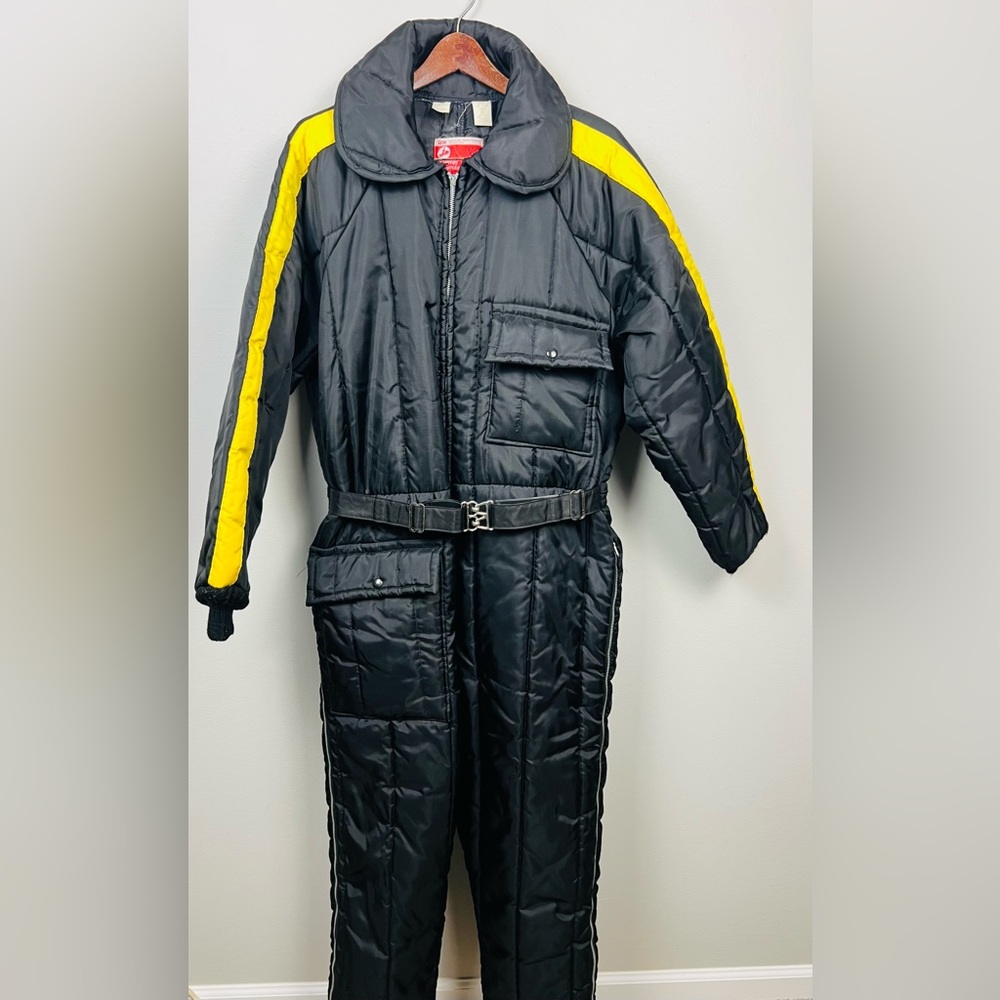 Vintage JCPenney Snowmobile / Ski Suit – 1970s–1980s One-Piece Snowsuit- Men’s L